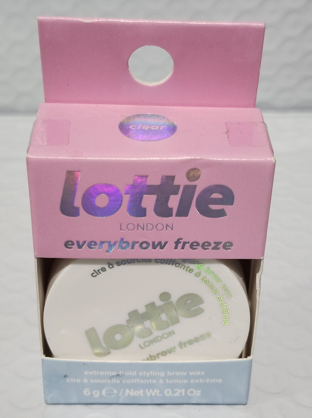 💋5/$25 Lottie London Everybrow Freeze  - Clear